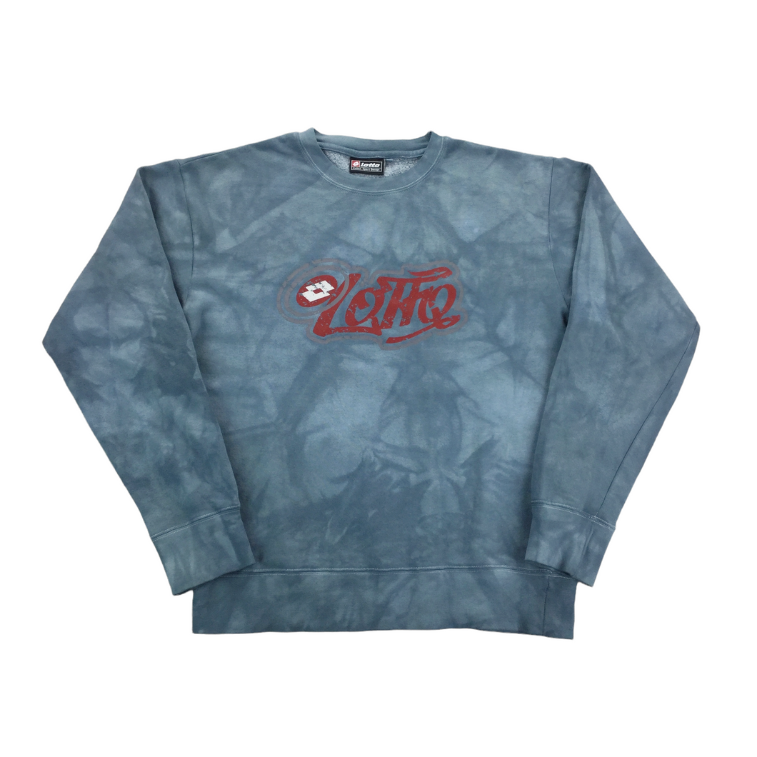 Lotto 90s Tie Dye Sweatshirt - XL-olesstore-vintage-secondhand-shop-austria-österreich