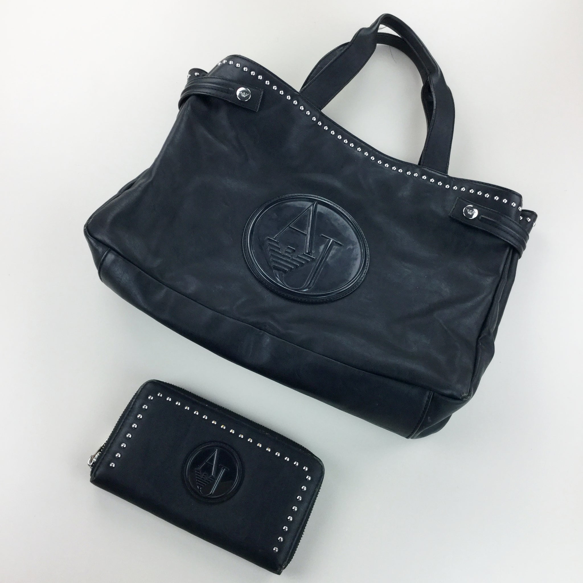 Black Armani Jeans Bag | eBay
