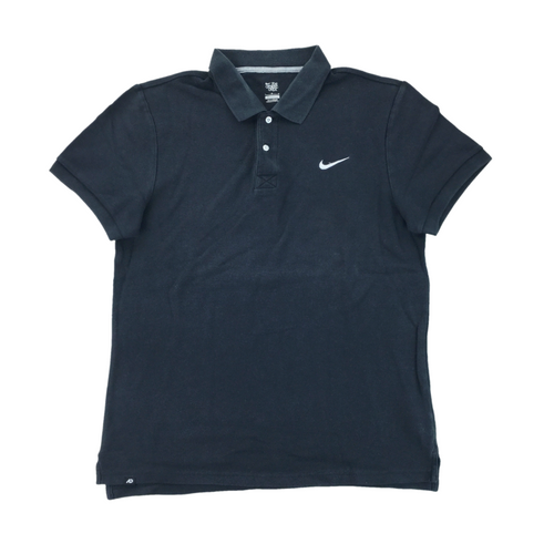 Nike Swoosh Polo Shirt - Large-olesstore-vintage-secondhand-shop-austria-österreich
