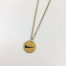 Load image into Gallery viewer, Nike Swoosh Simple Gold Necklace-olesstore-vintage-secondhand-shop-austria-österreich