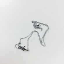 Load image into Gallery viewer, Nike Classic Cutout Silver Necklace-olesstore-vintage-secondhand-shop-austria-österreich