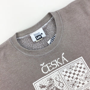 Lee x Ceska Republika Sweatshirt - Large-olesstore-vintage-secondhand-shop-austria-österreich
