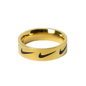 Nike Swoosh Ring Gold-olesstore-vintage-secondhand-shop-austria-österreich