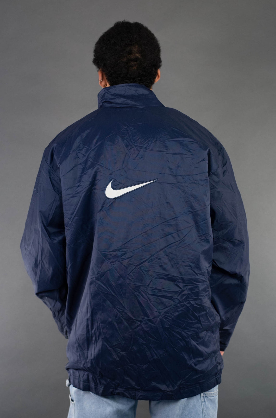 Nike Swoosh Windbreaker Jacket - XL-olesstore-vintage-secondhand-shop-austria-österreich