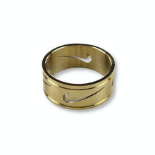 Load image into Gallery viewer, Nike Swoosh Ring Cutout Gold-olesstore-vintage-secondhand-shop-austria-österreich