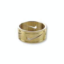 Load image into Gallery viewer, Nike Swoosh Ring Cutout Gold-olesstore-vintage-secondhand-shop-austria-österreich