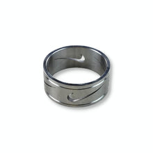 Load image into Gallery viewer, Nike Swoosh Ring Cutout Silver-olesstore-vintage-secondhand-shop-austria-österreich