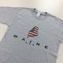 Load image into Gallery viewer, Maine USA 90s Graphic T-Shirt - Large-olesstore-vintage-secondhand-shop-austria-österreich