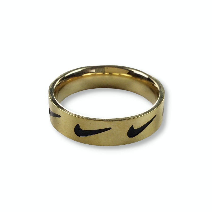 Nike Swoosh Ring Gold-olesstore-vintage-secondhand-shop-austria-österreich