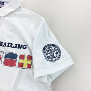 Tommy Hilfiger Sailing Gear Polo Shirt - Medium-olesstore-vintage-secondhand-shop-austria-österreich